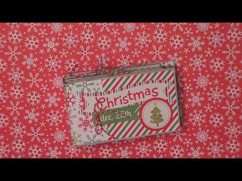 Toilet Paper Tube Christmas Mini Album
