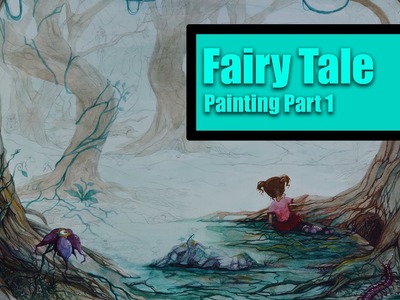 Watercolor Fantasy Painting