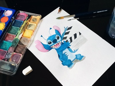 Watercolor Stitch Painting