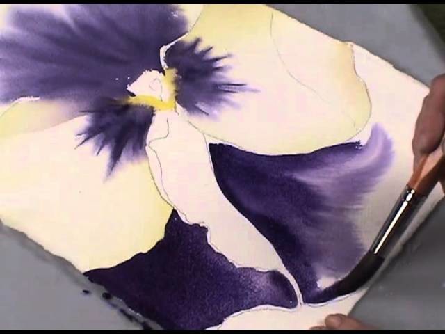Watercolor with Birgit O'Connor: The Pansy