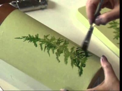 Woodlands Ferns using Acrylic Colors by Susan Scheewe video by ArtistSupplySource.com