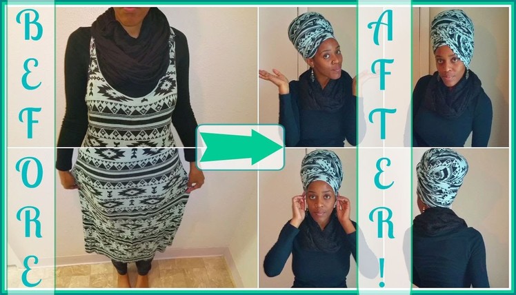 ★ 85 ★ DIY: Make Your Own Headwrap or Turban from a Maxi Dress & Headwrap Tutorial