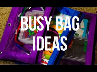 Busy Bag Idea for Toddlers - Cheap and Easy DIY
