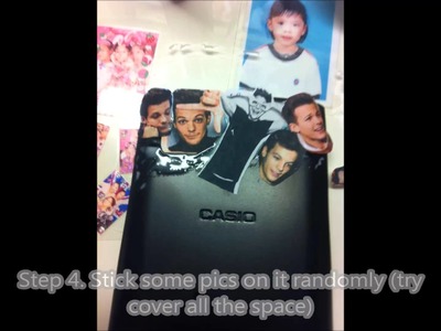 Calculator cover making (DIY) - Louis Tomlinson One Direction