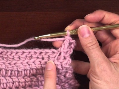Crochet Stitches Variations: Double Faced Double Crochet