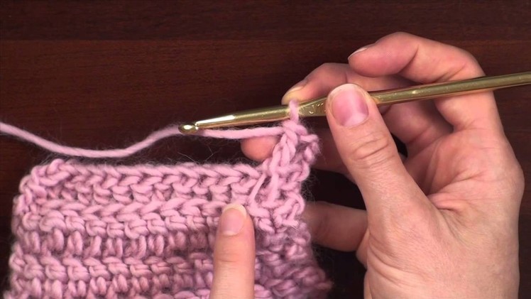 Crochet Stitches Variations: Double Faced Double Crochet
