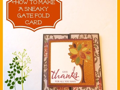 CTMH Artbooking Cricut Faux Gate Fold Card