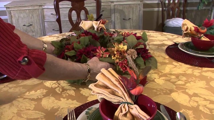 Decorative Thanksgiving Table Touches
