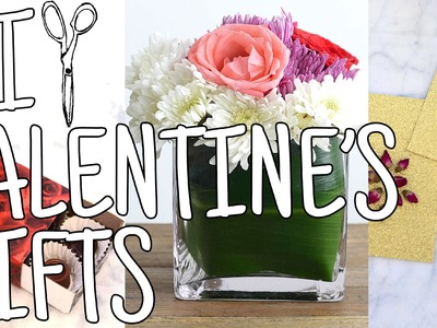 DIWhyNot: 3 DIY Valentine's Gifts - Chocolates, Flowers and Cards!