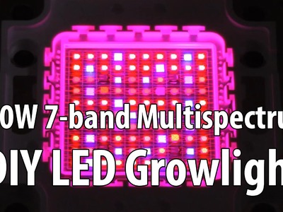 DIY 100W 7-Band Multi-spectrum LED Growlight