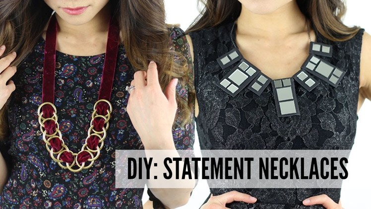DIY: 3 Statement Necklaces!