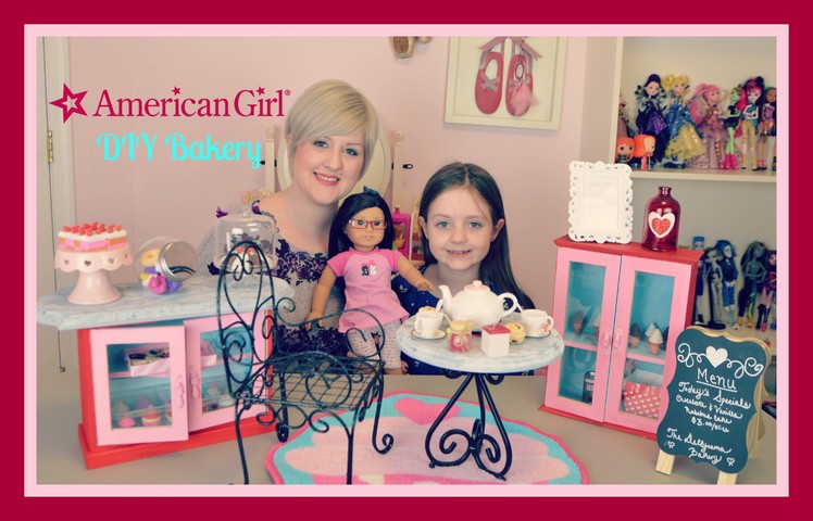 DIY: American Girl of the Year Grace's Bakery!!!