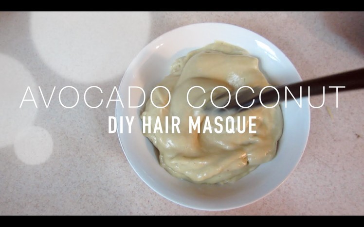 DIY Avocado Coconut Hair Strengthening Masque| - JenellBStewart