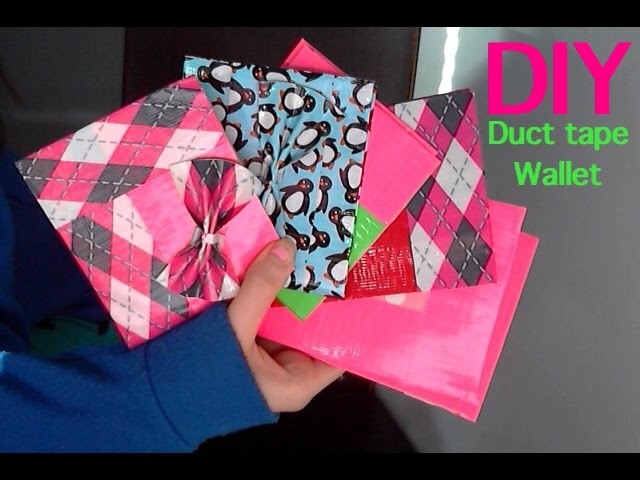 DIY Duct Tape Wallet Tutorial!