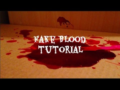 DIY-Fake Blood For Your LPS