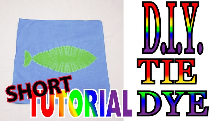 DIY Fish Tie Dye [Short Tutorial]