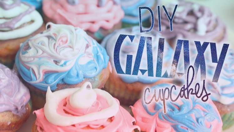 DIY Galaxy Cupcakes! Fun & Easy Galaxy Treats