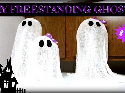 DIY Halloween Ghost Decoration