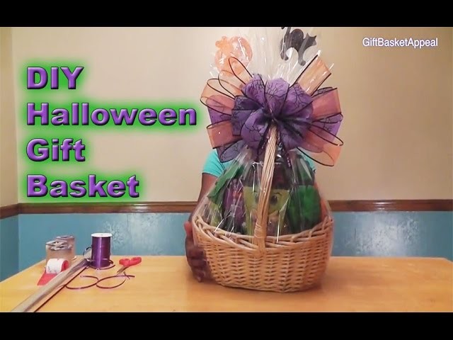 DIY Halloween Gift Basket Tutorial - GiftBasketAppeal
