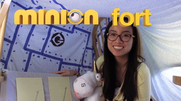 DIY: How to Build a Minion Lair Themed Fort. Forts n Crafts