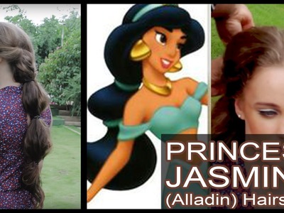 DIY Jasmine (Alladin) Hairstyle Tutorial