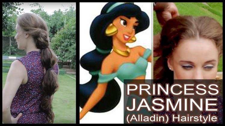 DIY Jasmine (Alladin) Hairstyle Tutorial