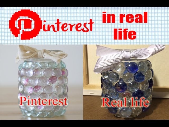 DIY Mason Jar Prism Light - Pinterest in Real Life
