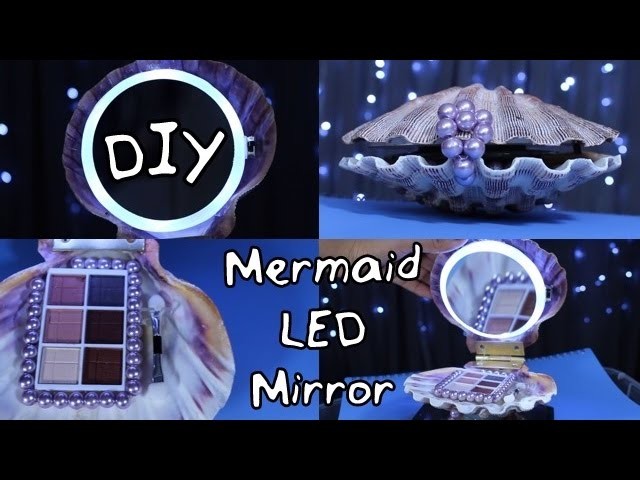 DIY Mermaid Inspired LED Mirror | #DIYwithJhoy