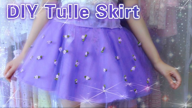 DIY Pastel Tulle Skirt | Back to School | Summer