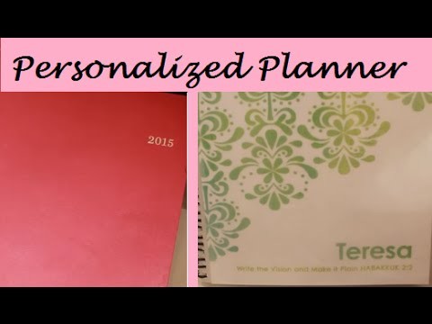 DIY Personalized Planner | Walmart Planner | Teresa Lawson