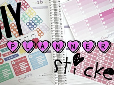 DIY Planner Stickers with Cricut! (Erin Condren) :: ♡ChrissyLilly