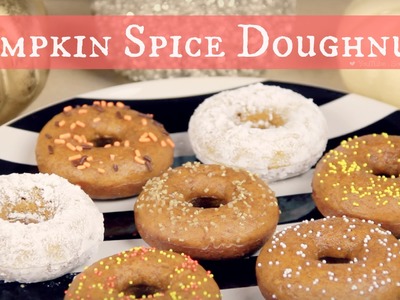 DIY Pumpkin Spice Doughnuts. Baking Donuts from Scratch How To