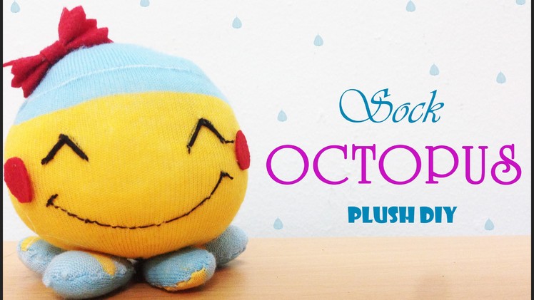 DIY ROOM DECOR ✿ Super Cute Octopus Sock Plushie | Lovely gift idea!