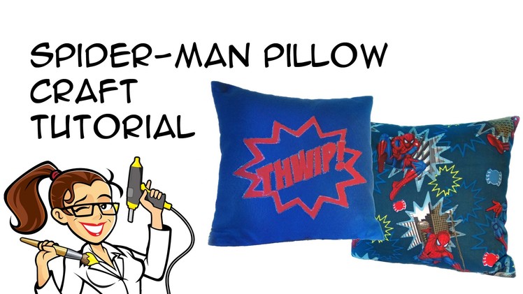 DIY Spider Man Pillow: Crafty McFangirl Tutorial