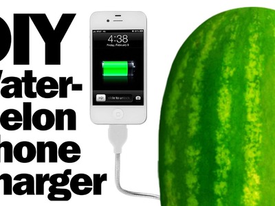 DIY Watermelon Phone Charger - Man vs. Pin - Pinterest Test #51