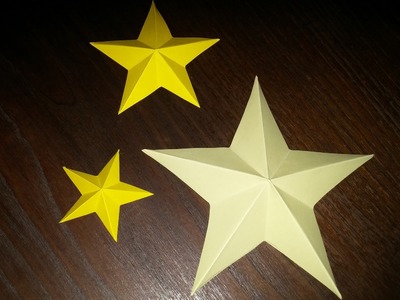 Estrela origami simples - DIY - Simple origami paper star
