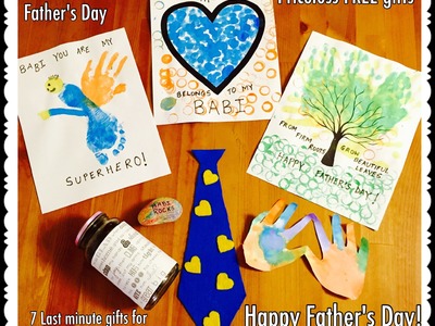 How to: 7 DIY Father's Day Ideas that are Handmade Easy Quick and under $1 Tutorial