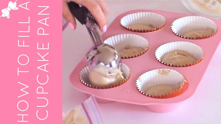 How To Fill A Cupcake Pan With Batter (4 Ways) | Cupcakes 101 Video: Quick, Easy Tips & Tricks
