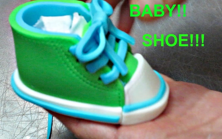 How to Make a Baby Shoe Topper