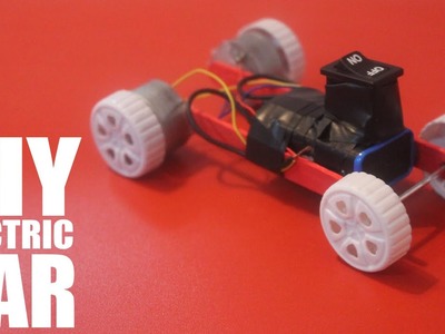 How to make a battery powered toy car - DIY Electric Car