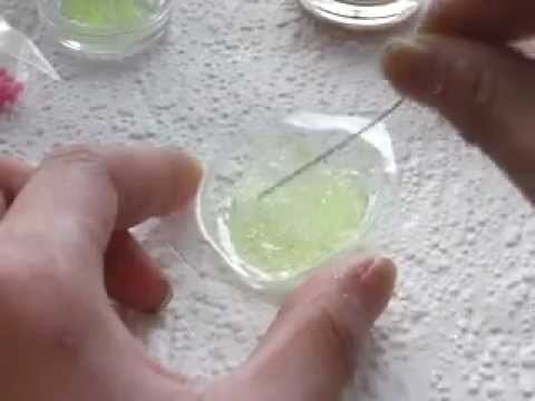 How to make a charm out of clear pva glue!