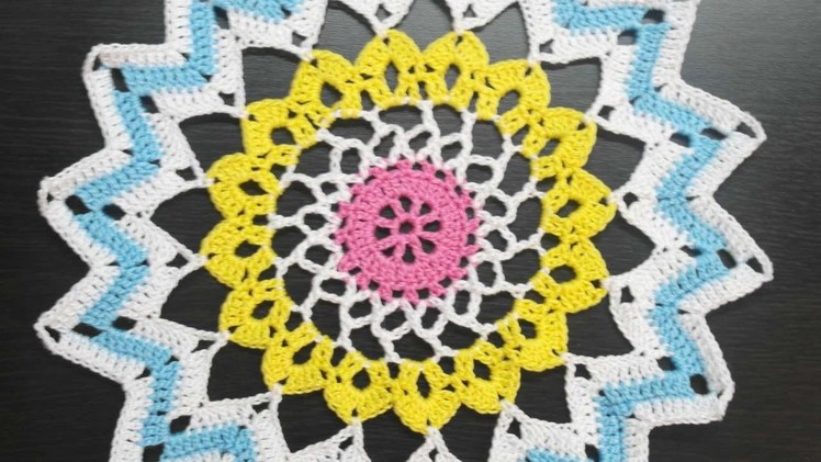 How To Make A Crocheted Tricolor Sweet Doily - DIY Crafts Tutorial - Guidecentral