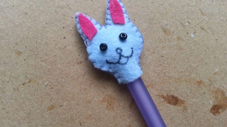 How To Make A Cute Bunny Pencil Cap - DIY Crafts Tutorial - Guidecentral