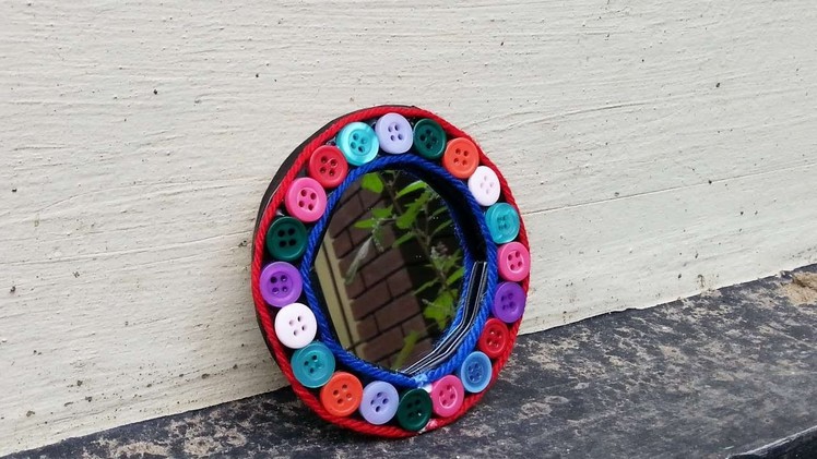 How To Make A Cute Button Mirror Frame - DIY Home Tutorial - Guidecentral