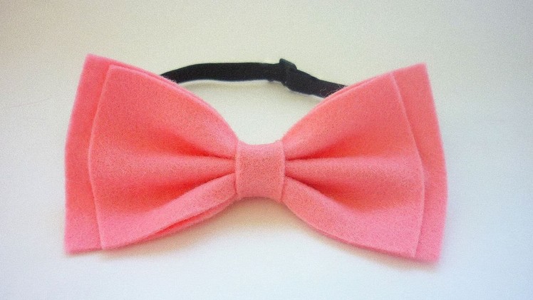 How To Make A Glamourous Tie A Bow Of Felt - DIY Style Tutorial - Guidecentral