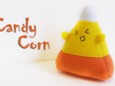 How to Make a Halloween Candy Corn Plushie Tutorial