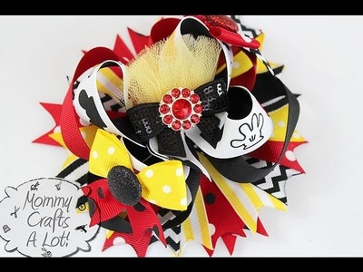 HOW TO make accent bows for your HAIR BOWS (bows for bows? huh) :)
