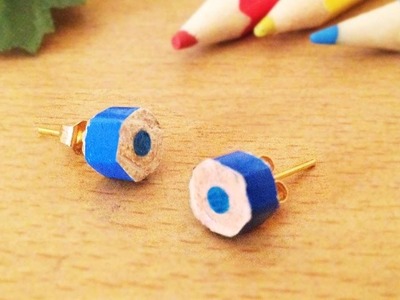 How To Make Cute Color Pencil Earrings - DIY Style Tutorial - Guidecentral
