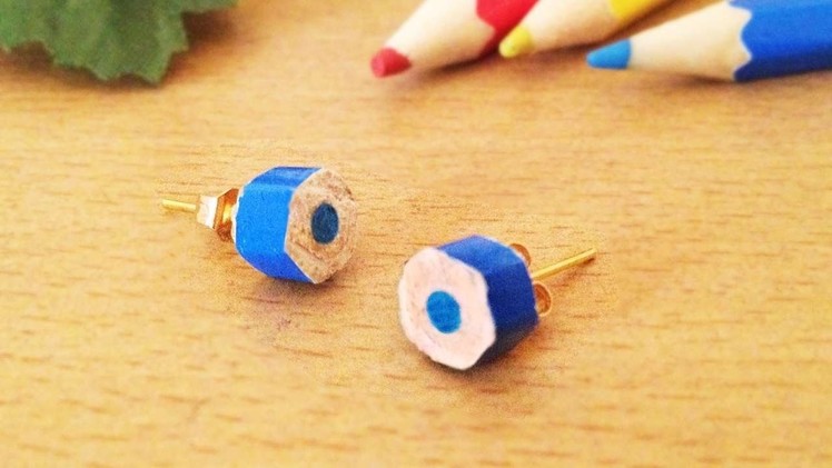 How To Make Cute Color Pencil Earrings - DIY Style Tutorial - Guidecentral