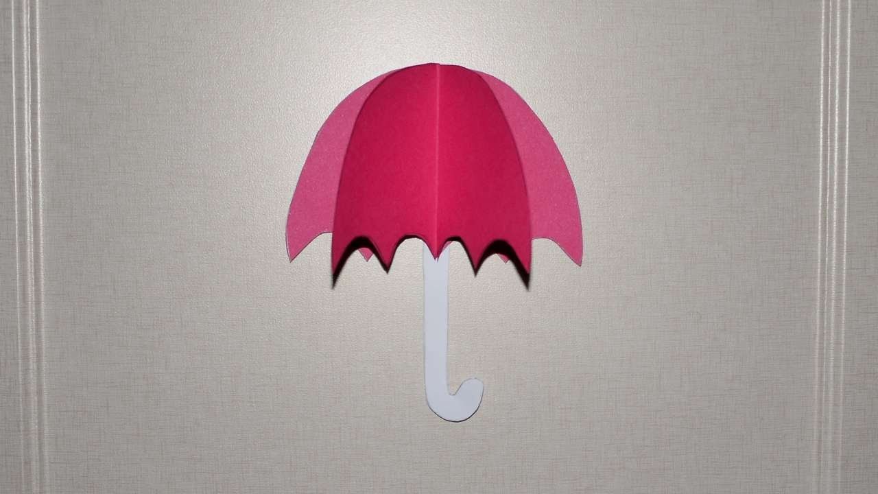 How To Umbrella From Color Paper. - DIY Crafts Tutorial - Guidecentral